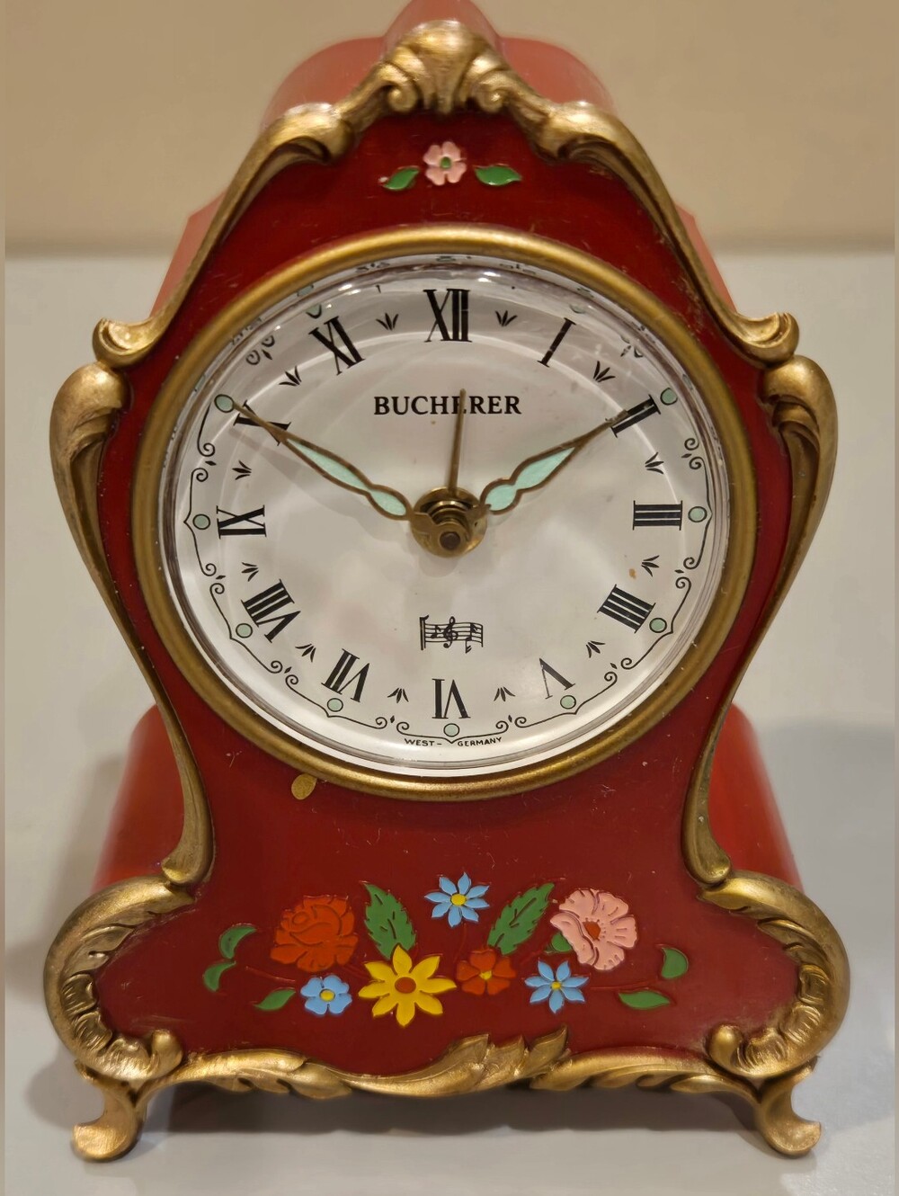 Vintage Bucherer LADOR Swiss Dr. Zhivago Wind Up Alarm Clock